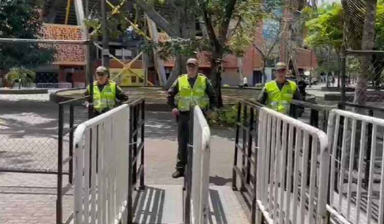 Final DIM vs. Santa Fe tendrá nueve filtros de seguridad y 900 policías en el Atanasio